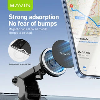 BAVIN D-S-PS59 15W Magnetic Wireless Car Phone Holder