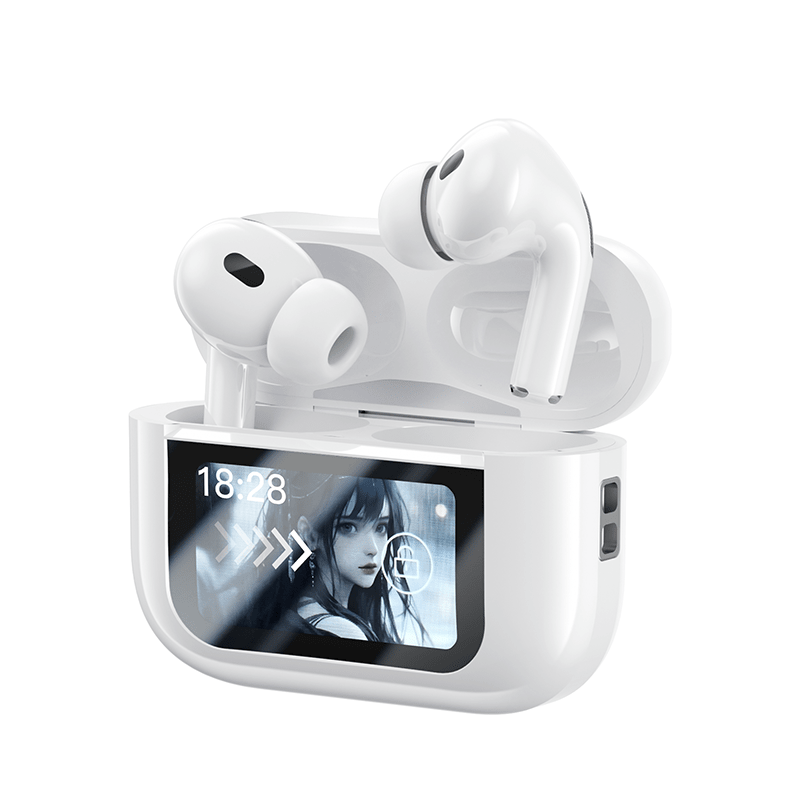 BAVIN HB-BA-73 ANC Wireless Bluetooth 5.3 Earbuds with Touch Display - Closeout Connect
