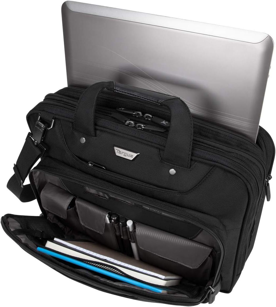 Targus Corporate Traveler 14-Inch Laptop Briefcase, Black
