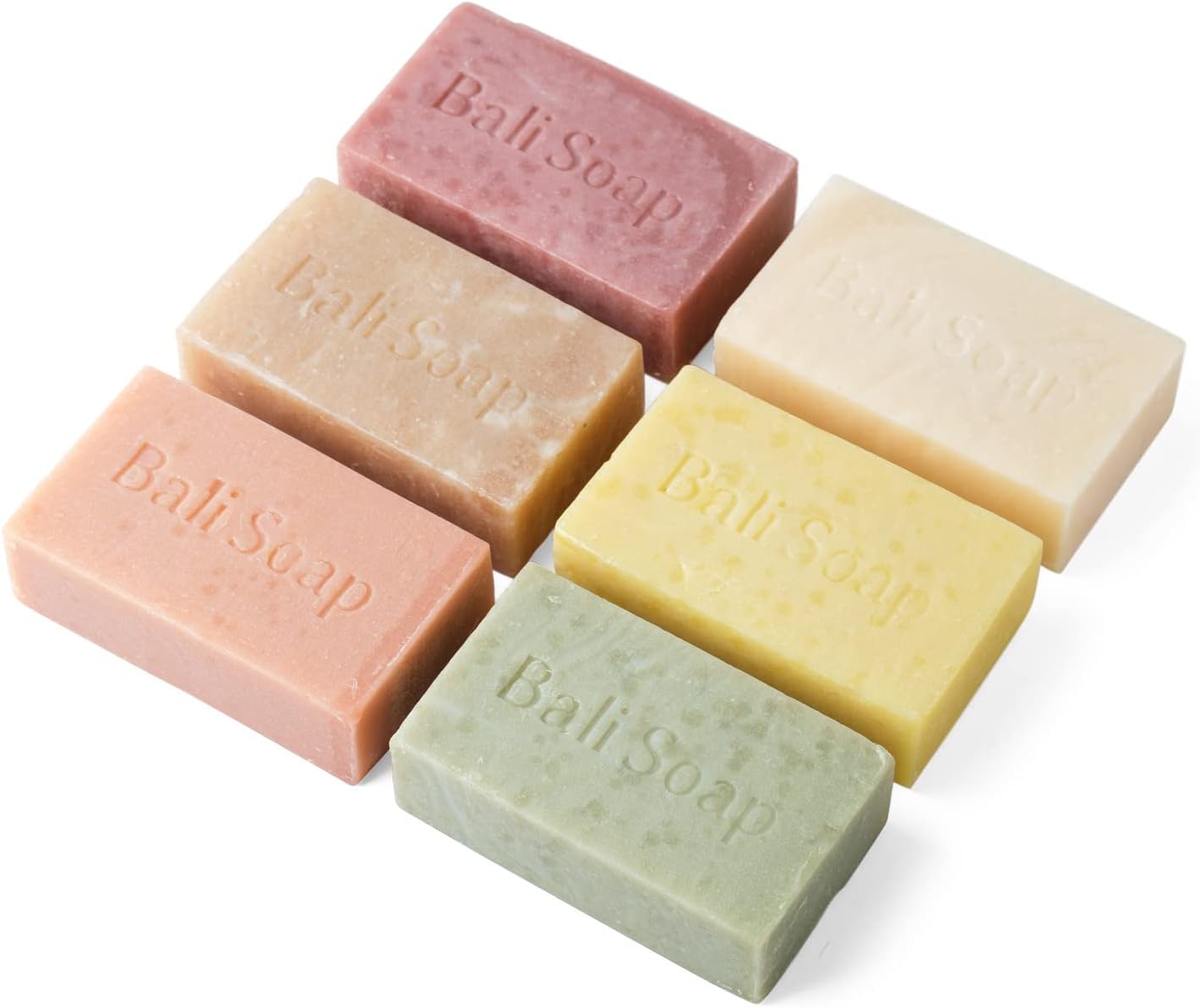 Bali Soap Women’s Natural Soap Gift Set 6pc | Vegan Bar Soap