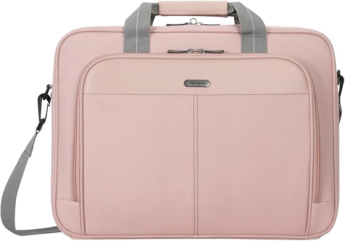 Targus TCT02703GL Classic Slim 15.6" Laptop Briefcase, Pink