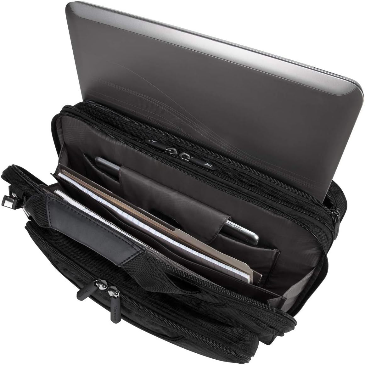 Targus Corporate Traveler 14-Inch Laptop Briefcase, Black