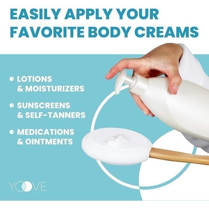 Yoove 17-Inch Long Handle Lotion Applicator for Back - Closeout Connect