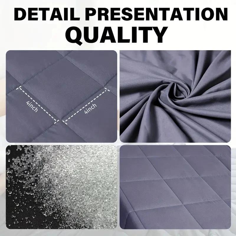 15 lb Soft Cooling Weighted Blanket for Adults - Closeoutconnect