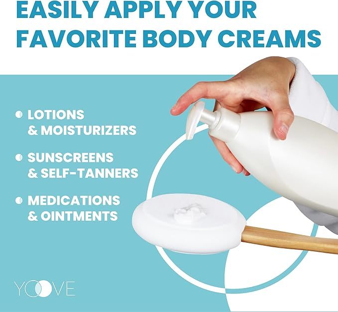 Yoove 17-Inch Long Handle Lotion Applicator for Back