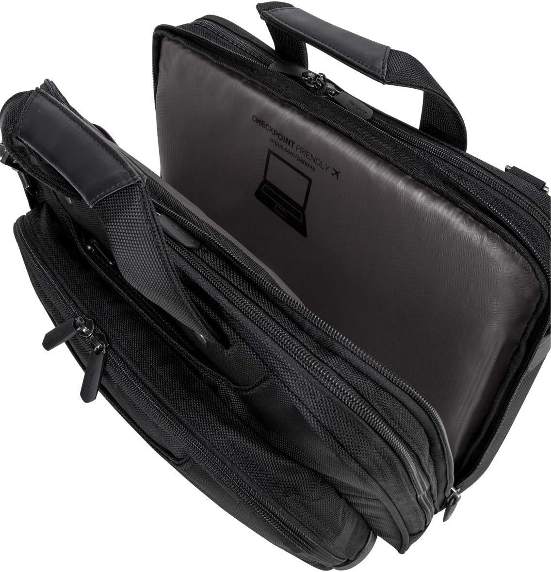 Targus Corporate Traveler 14-Inch Laptop Briefcase, Black
