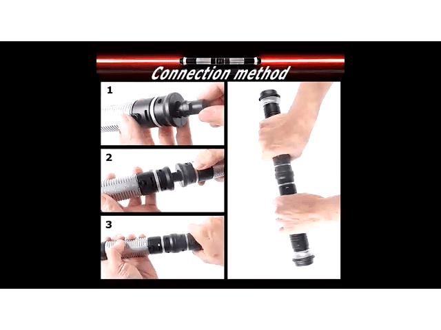 2-Pack LED Light Up Toy Swords with Motion Sound Effects - Closeout Connect