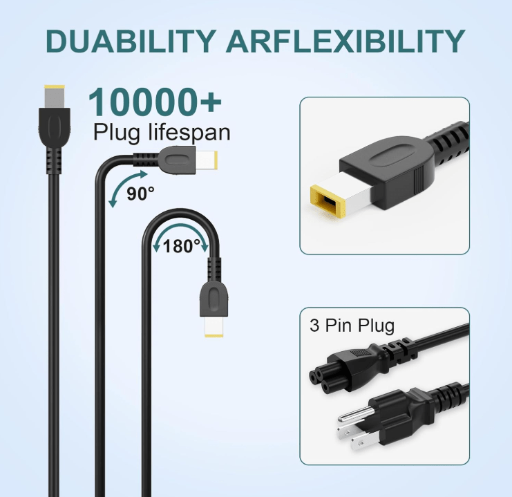 65W Lenovo Laptop Charger for ThinkPad, Yoga & IdeaPad Series - Closeout Connect