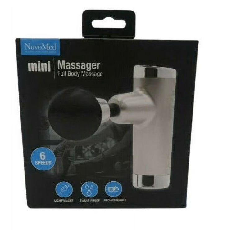 Nuvomed Handheld Mini Massager with 6 Speed Settings
