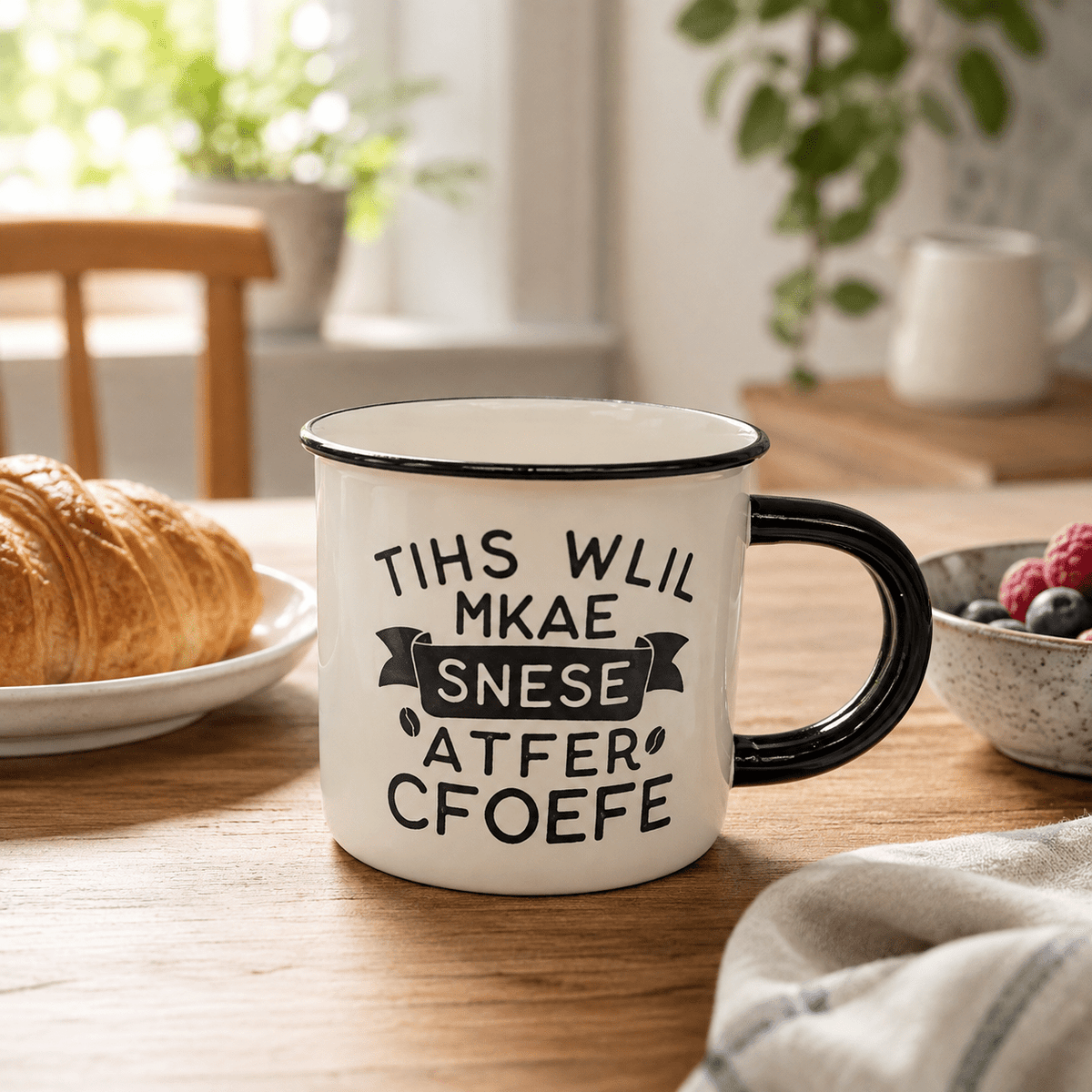 14 Oz Ceramic Coffee Mug – “This Will Make Sense After Coffee” – SF1952 - Closeoutconnect