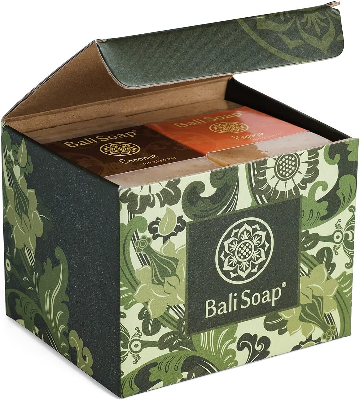 Bali Soap Natural Bar Gift Set 6 Pack Vegan Handmade Face Body Soap 3.5 Oz