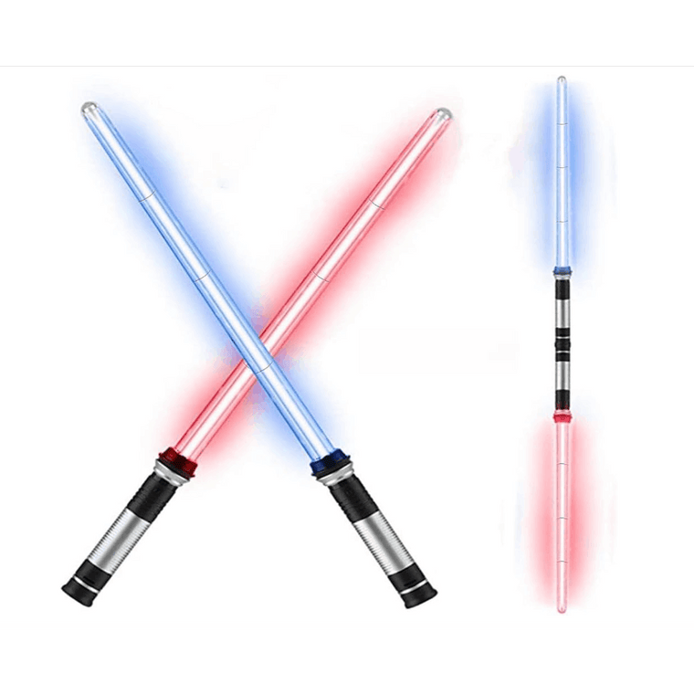 2-Pack LED Light Up Toy Swords with Motion Sound Effects - product image 1