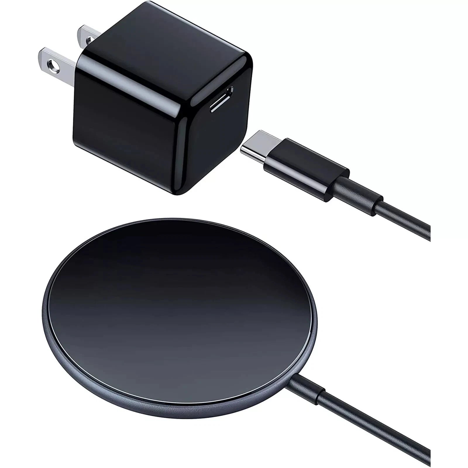 Wemiss WL-A1 Magnetic MagSafe Wireless Charger with 20W USB-C Charging Dock