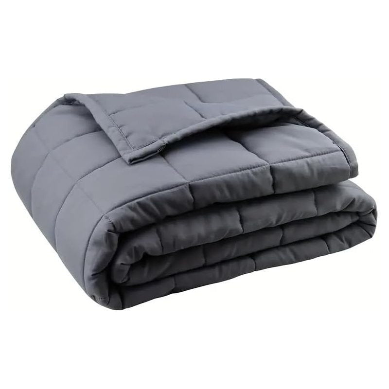 12 lb (5.4 kg) Soft Cooling Weighted Blanket for Adults & Kids with Glass Beads
