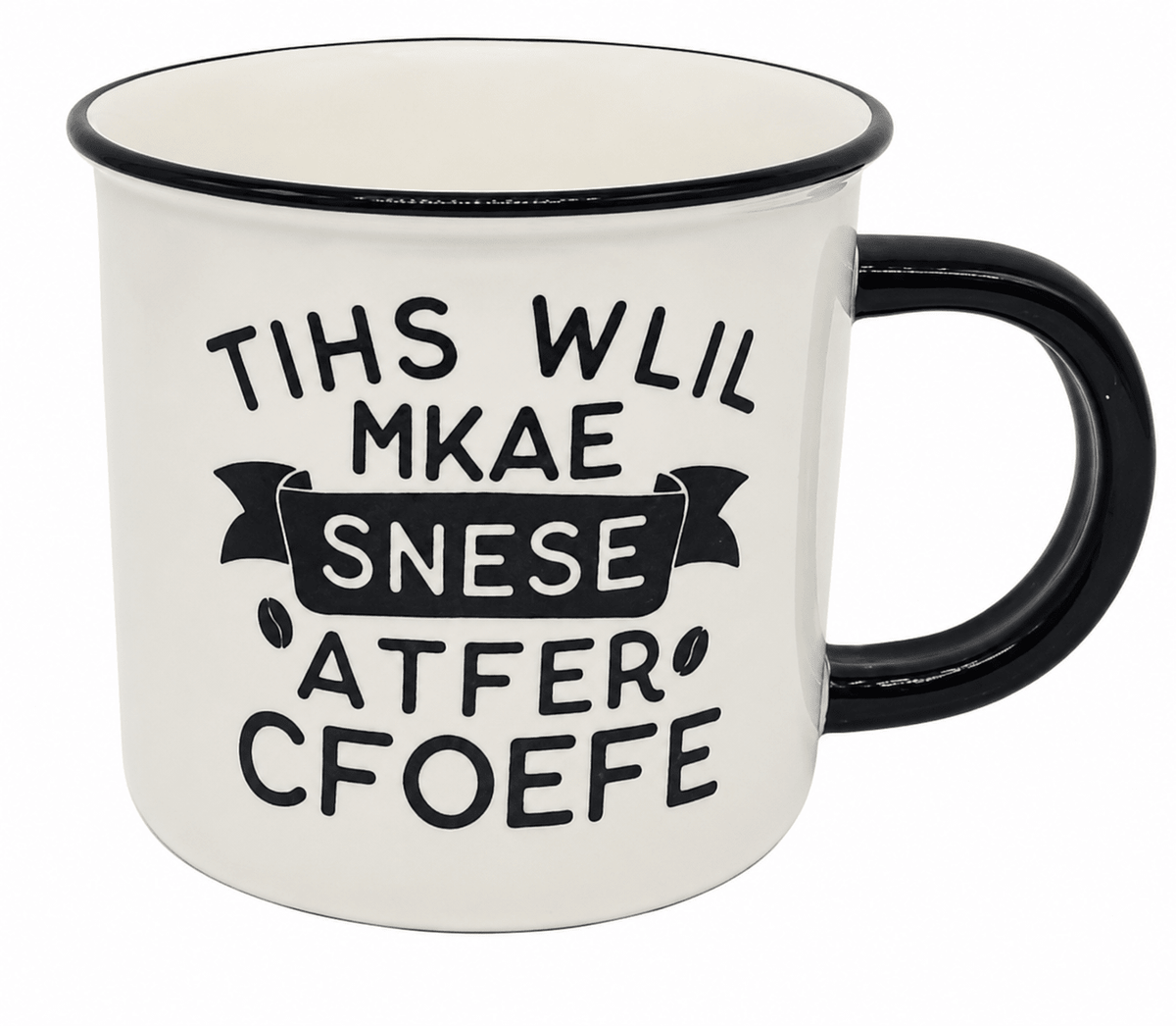 14 Oz Ceramic Coffee Mug – “This Will Make Sense After Coffee” – SF1952 - Closeoutconnect